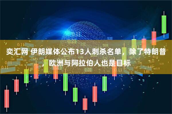 奕汇网 伊朗媒体公布13人刺杀名单，除了特朗普，欧洲与阿拉伯人也是目标